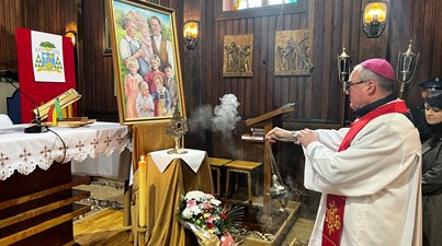 Relikwie bł. Rodziny Ulmów nawiedziły parafię św. Aleksego w Płocku-Trzepowie