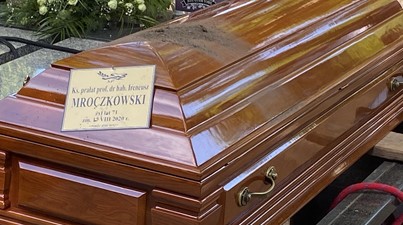 Uroczystości pogrzebowe ks. prof. Ireneusza Mroczkowskiego