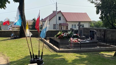 Modlitwa w 100. rocznicę wojny polsko-bolszewickiej w Wyszynach Kościelnych