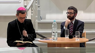 Rabin i biskup katolicki rozmawiali o Biblii, wartościach i antysemityzmie