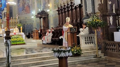 Ks. biskup Roman Marcinkowski na rezurekcji: Bóg w Europie jeszcze nie umarł, On potrzebuje naszego świadectwa