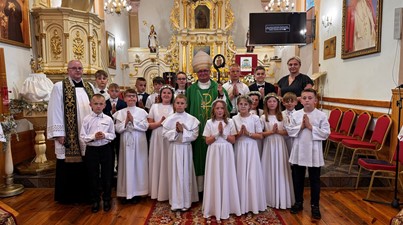 Biskup Szymon Stułkowski do dzieci: Jezus przychodzi do was, żebyście się nie zgubili